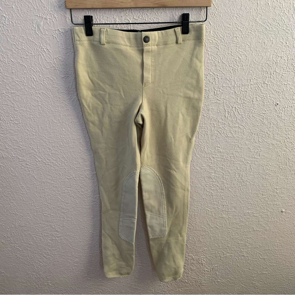 Kids Riding Breeches in Light Yellow